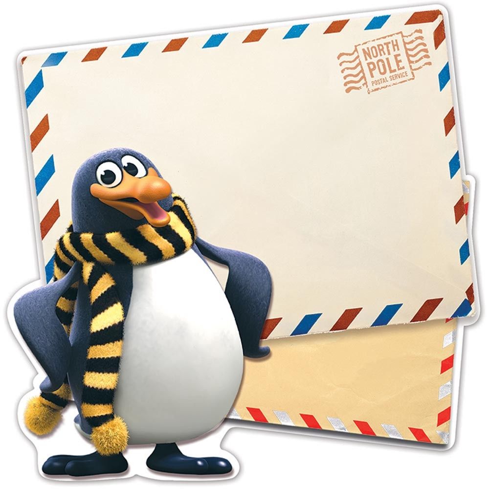 Santa Coming To Town Paper Cut Outs