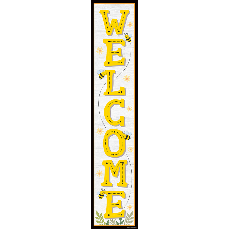 Buzzing Bees Welcome Banner
