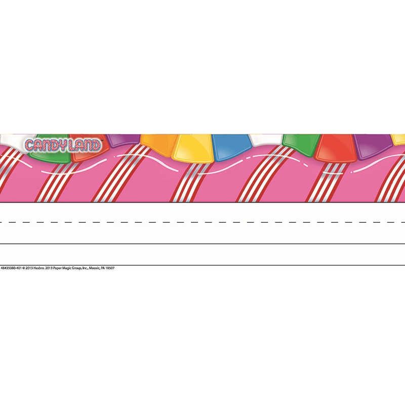 CANDY LAND TENTED NAME PLATES