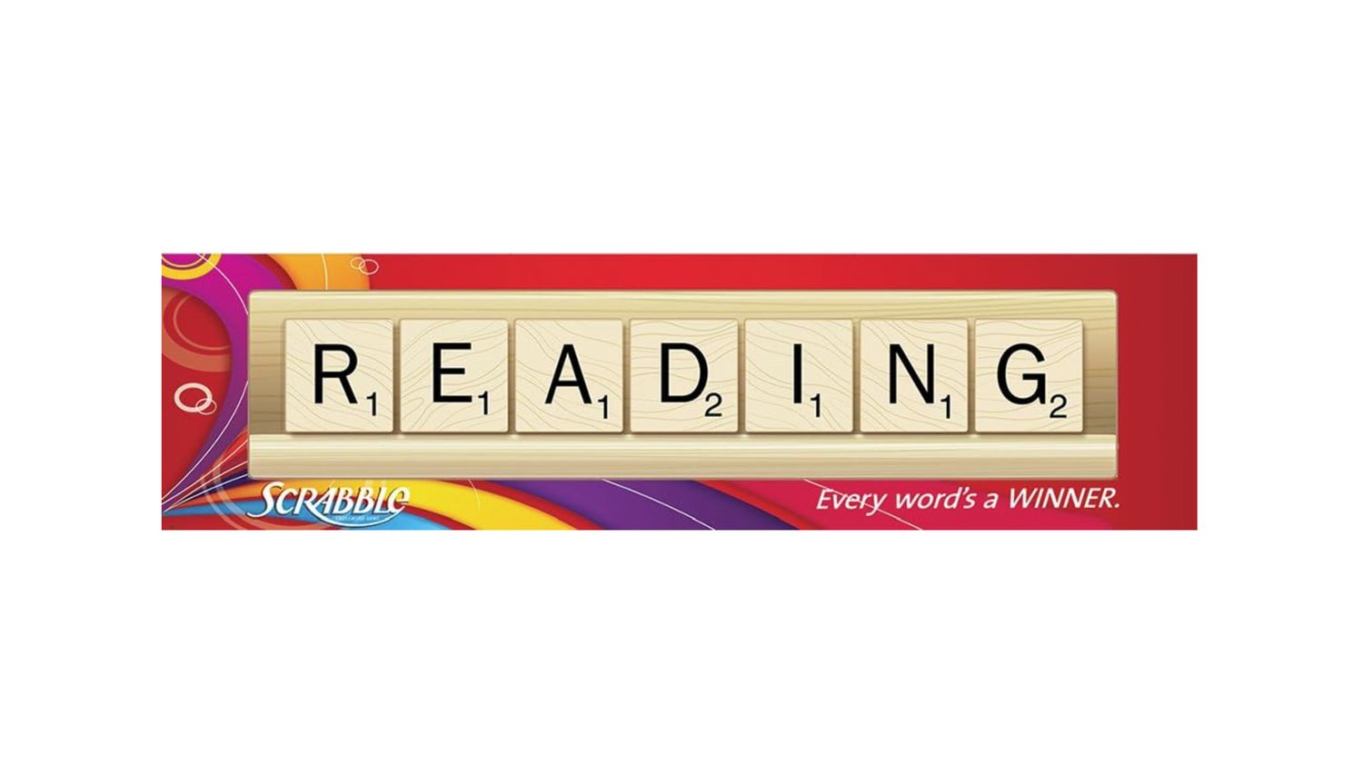 Scrabble Reading Banner