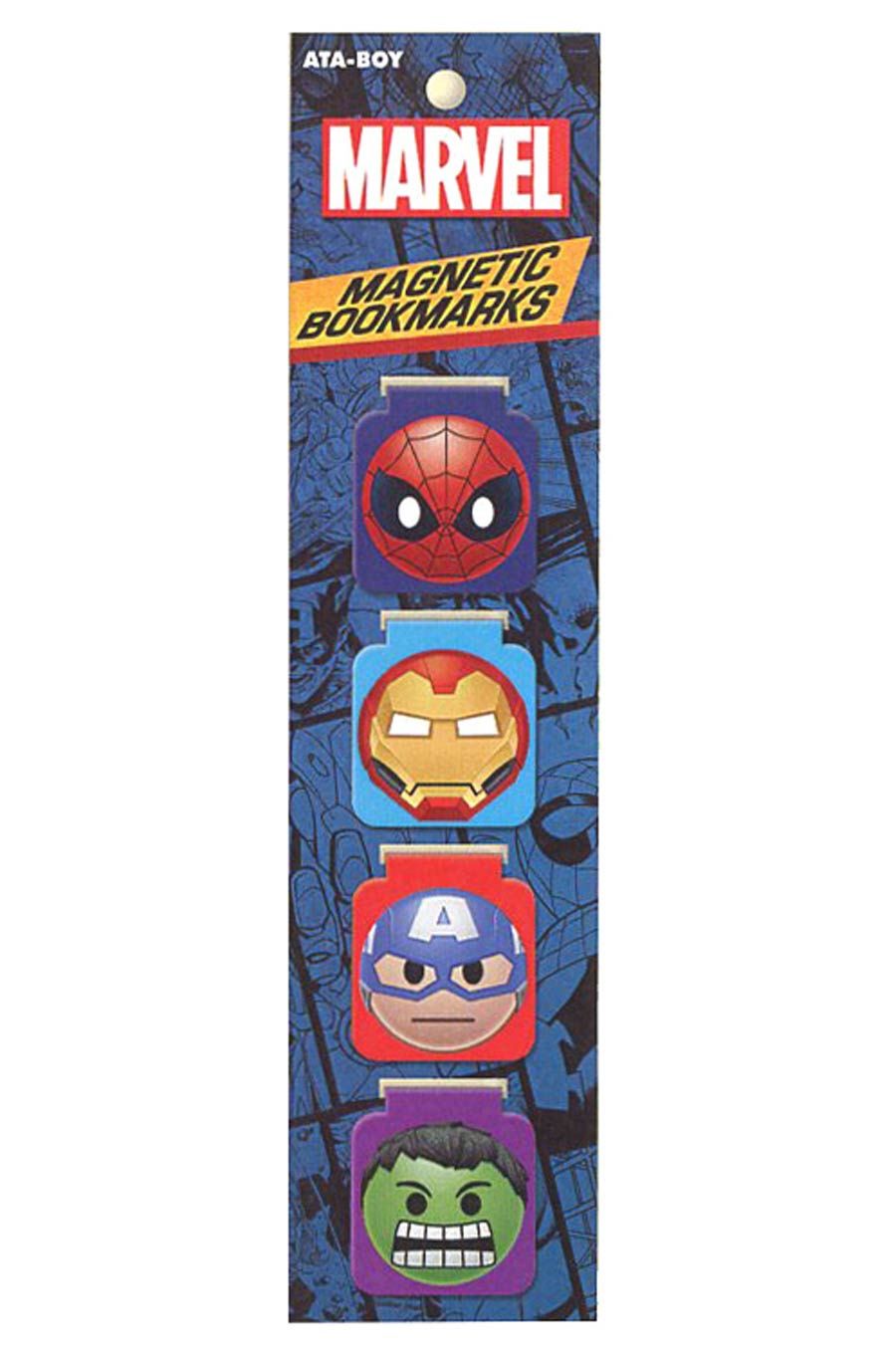 Marvel Comics Emoji Magnetic Bookmark Set