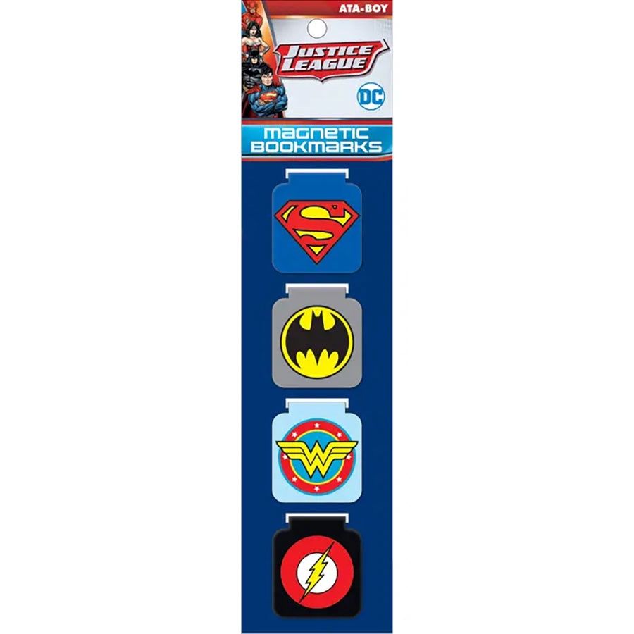 DC Comics Logos Magnetic Bookmark Set