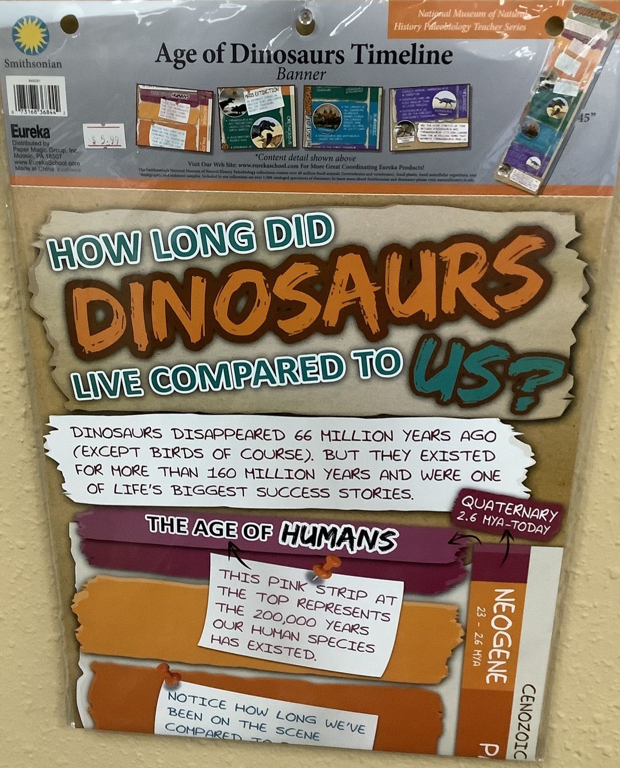 Age of Dinosaurs Timeline Banner