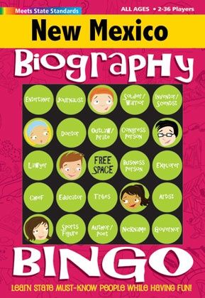 New Mexico Biography Bingo