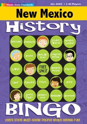 New Mexico History Bingo Game