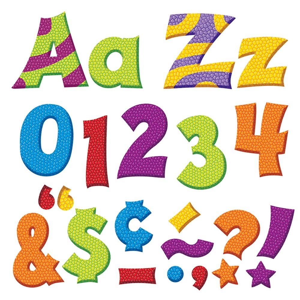 Dino-Mite Pals 4" Friendly Combo Ready Letters