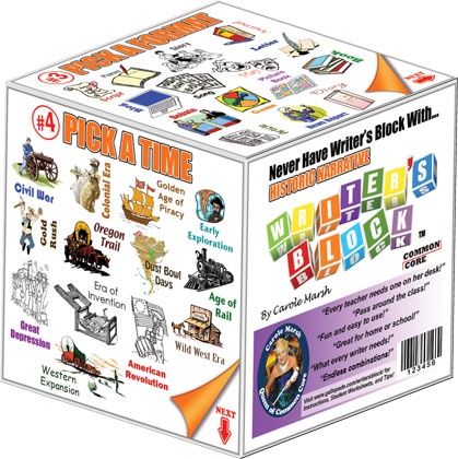 Historic Narrative Writer's Block Cube