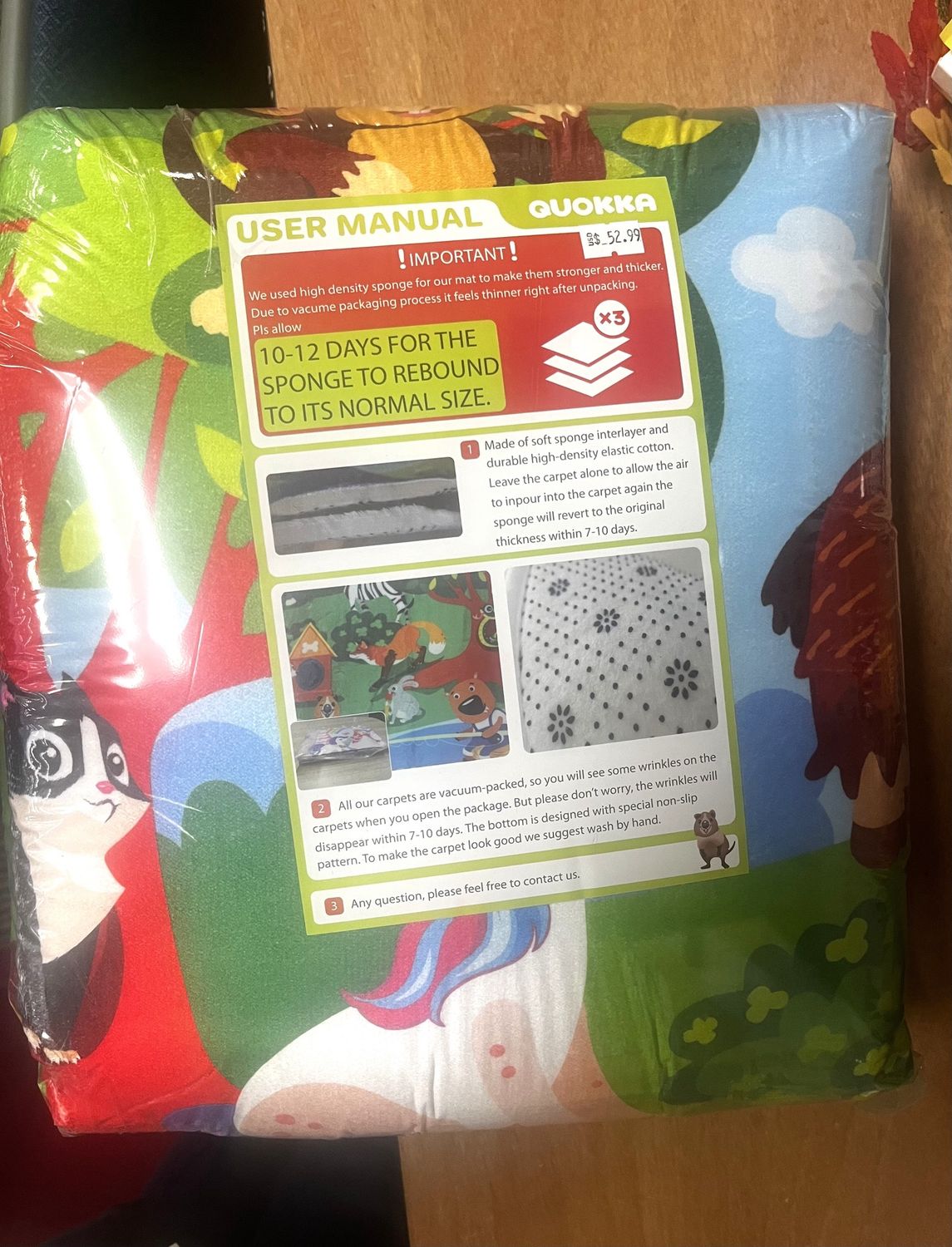 Baby Plush ABC Mat 79x60