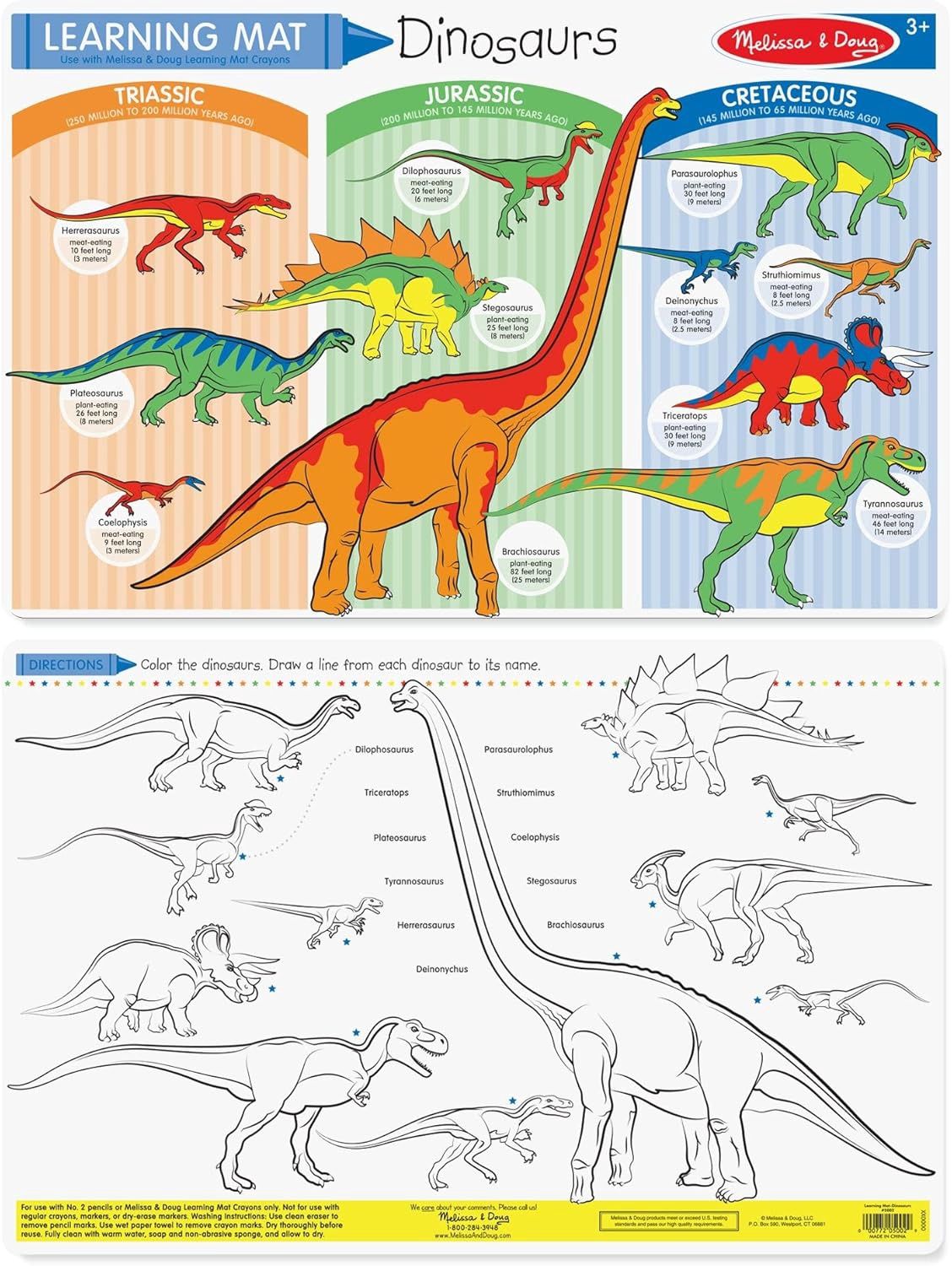 Dinosaurs Learning Mat