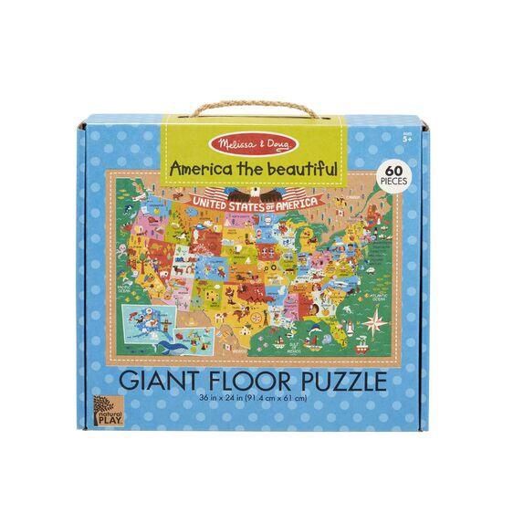 America the Beautiful Giant Floor Puzzle