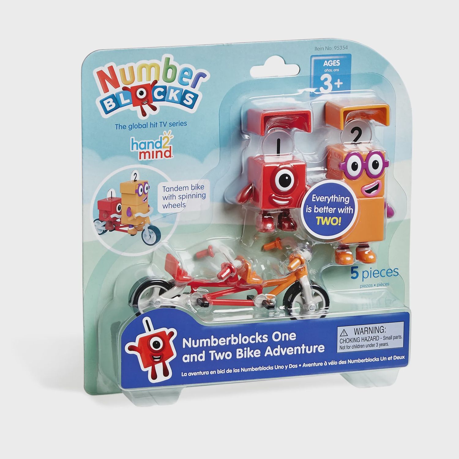Numberblocks® One and Two Bike Adventure Figure Pack