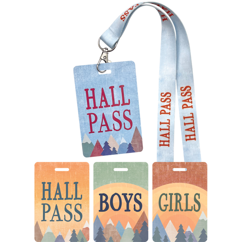 Moving Mountains Hall Pass Lanyards