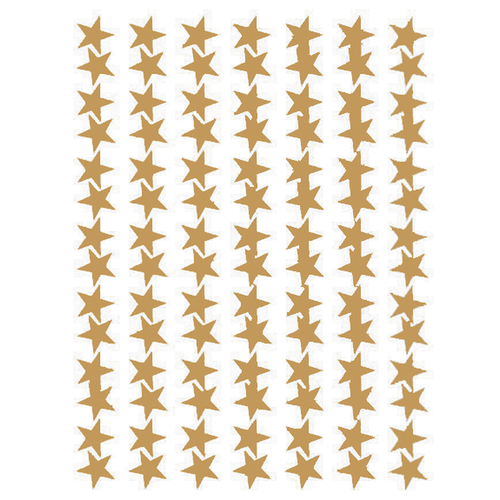 Gold Foil Star Stickers
