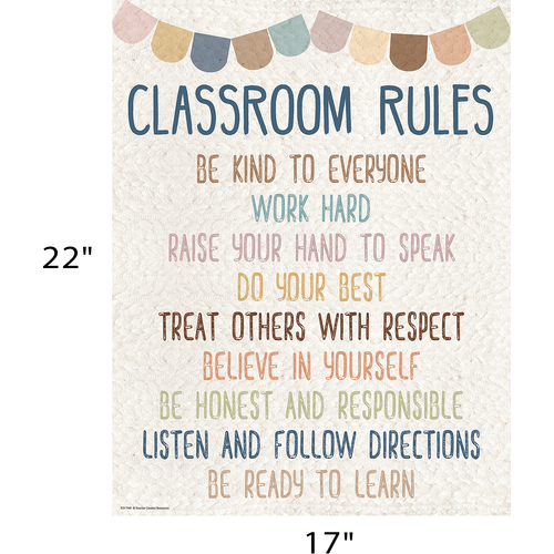 Everyone is Welcome Classroom Rules Poster
