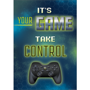 It's Your Game Take Control Positive Poster