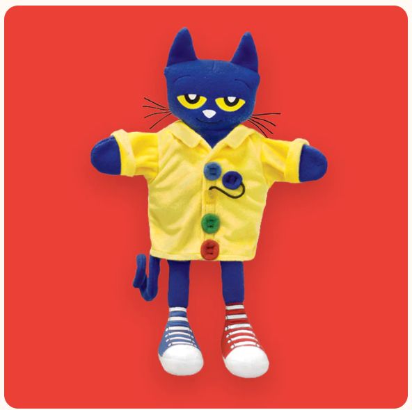 Pet the Cat Groovy Buttons Plush