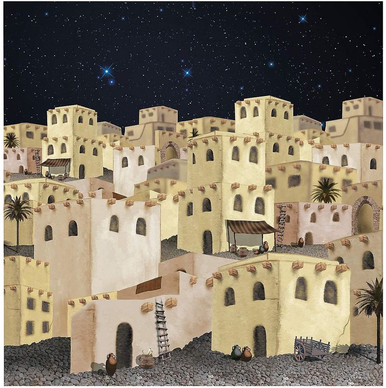 6 x 6 ft Nativity Pageant Backdrop