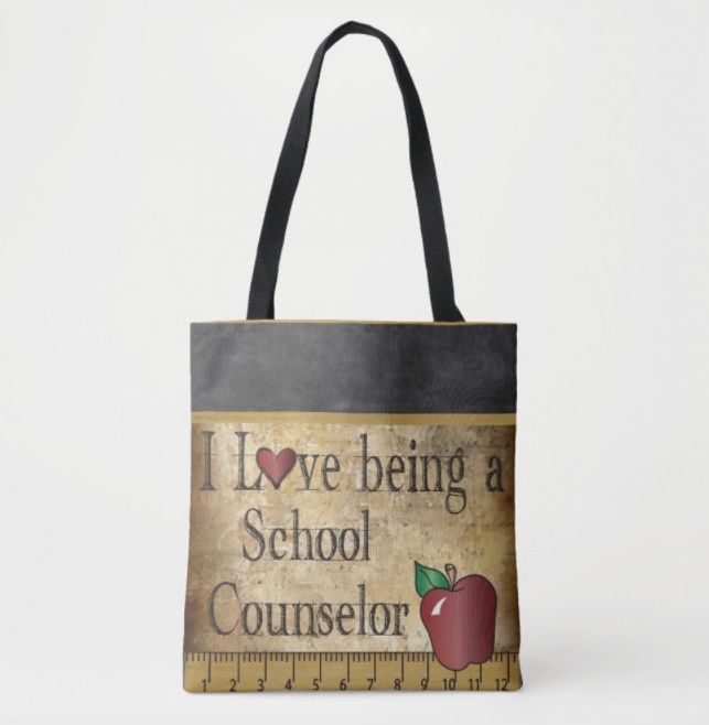 4639556 Love Being a School Counselor Tote Bag
