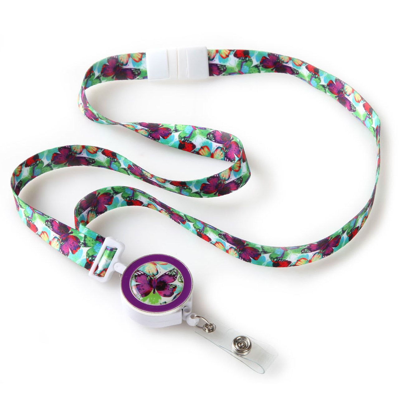 Butterfly Ribbon Lanyard