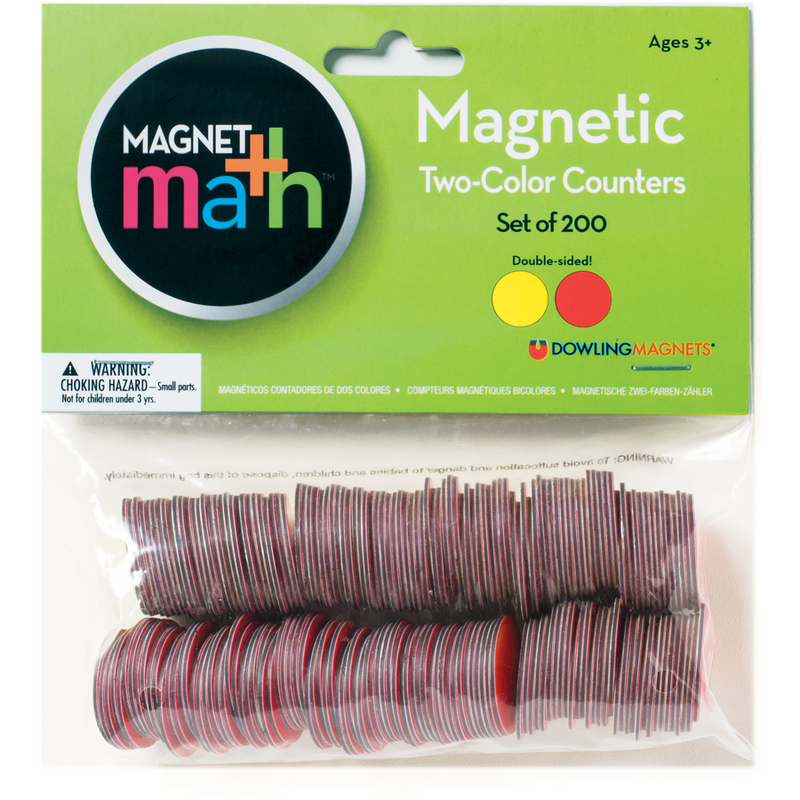 Magnetic Two-Color Counters (set of 200)