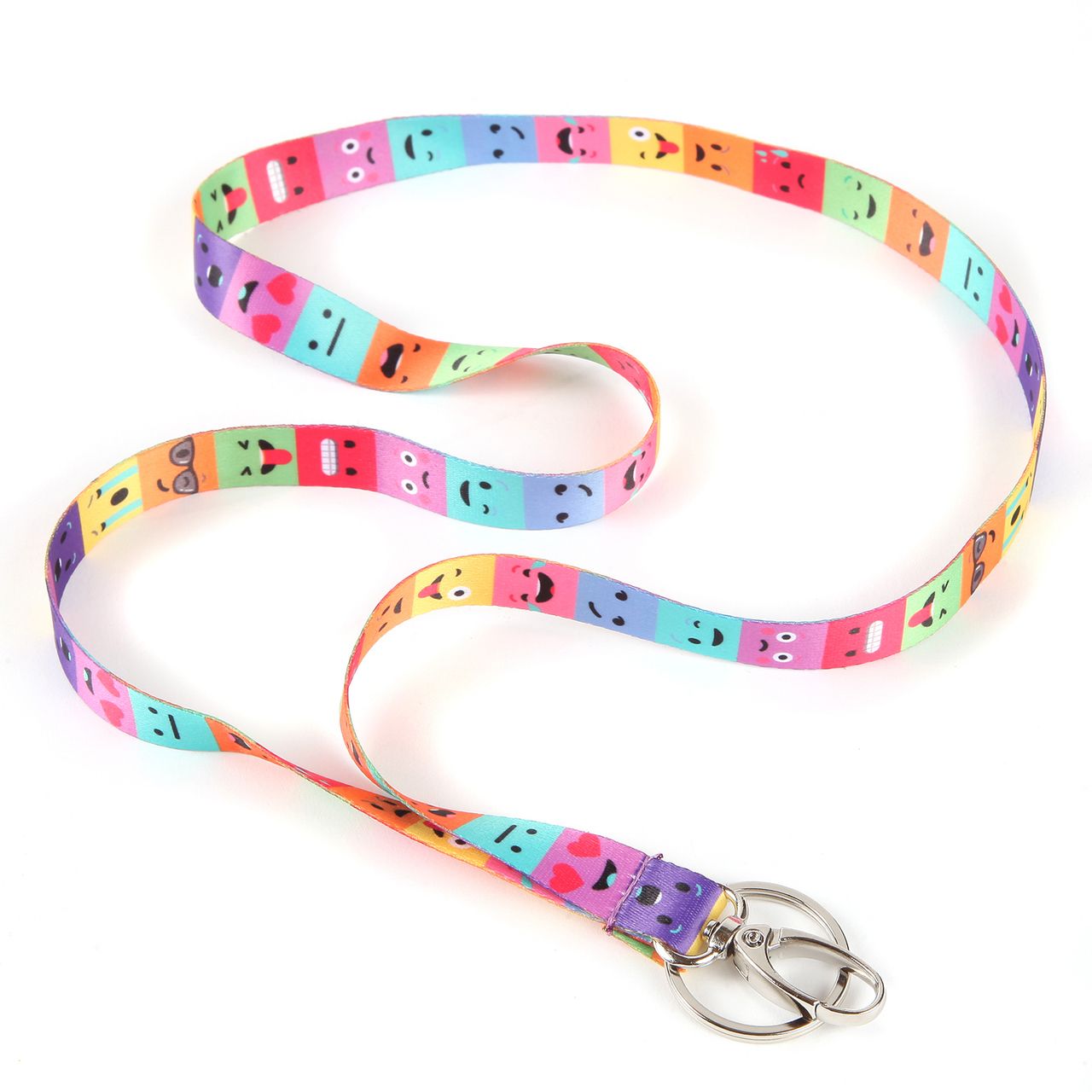 Emoji Key Ribbon Lanyard