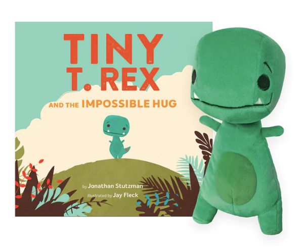 Tiny T Rex Plush w/Book