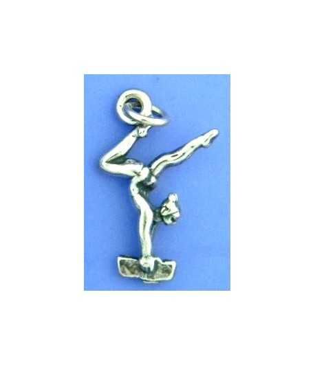Gymnast on Balance Beam Charms