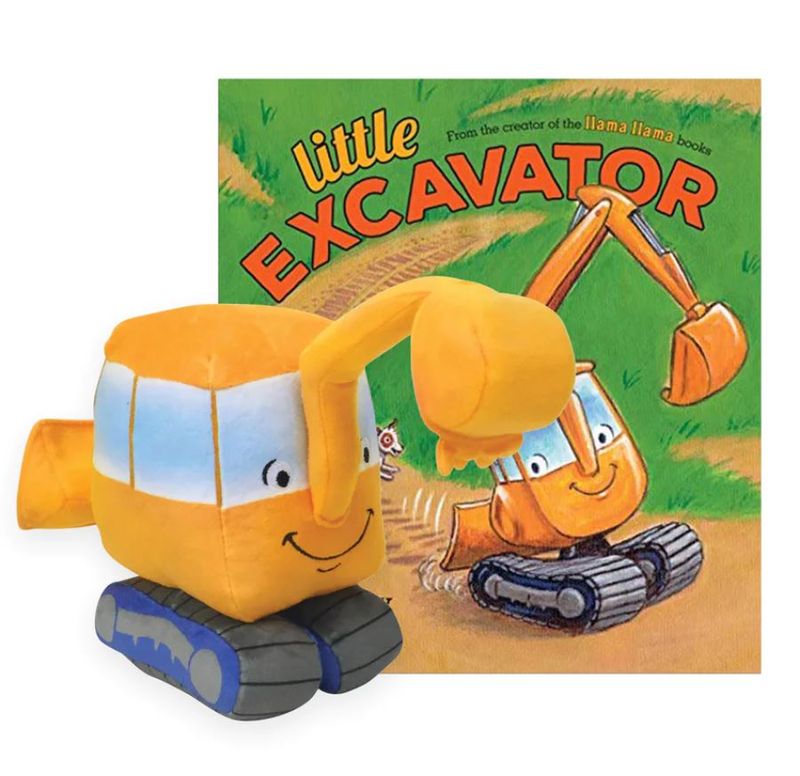 Little Excavator Plush w/ Book