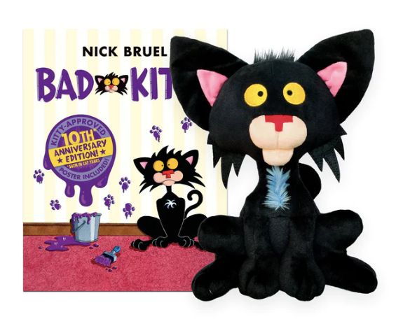 Bad Kitty Plush w/Book