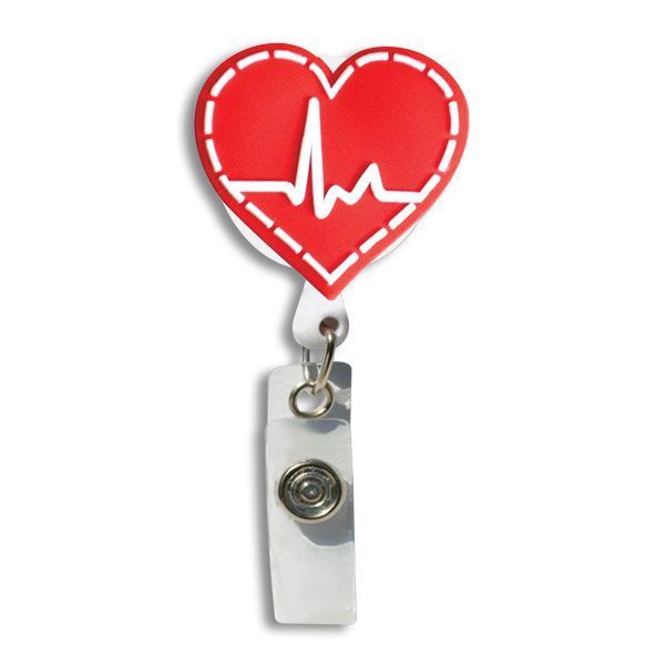 EKG Heart Badge Reel