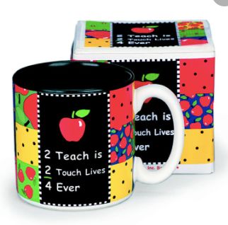 2 Teach is 2 Touch Lives Ceramic Mug