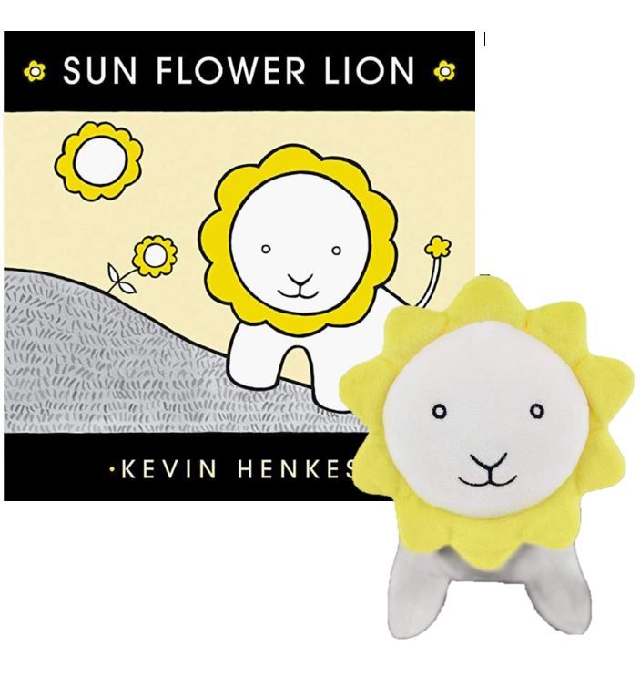 Sunflower Lion Plush w/ Book