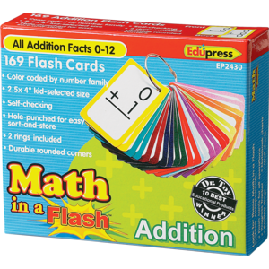 Math in a Flash Cards: Addition