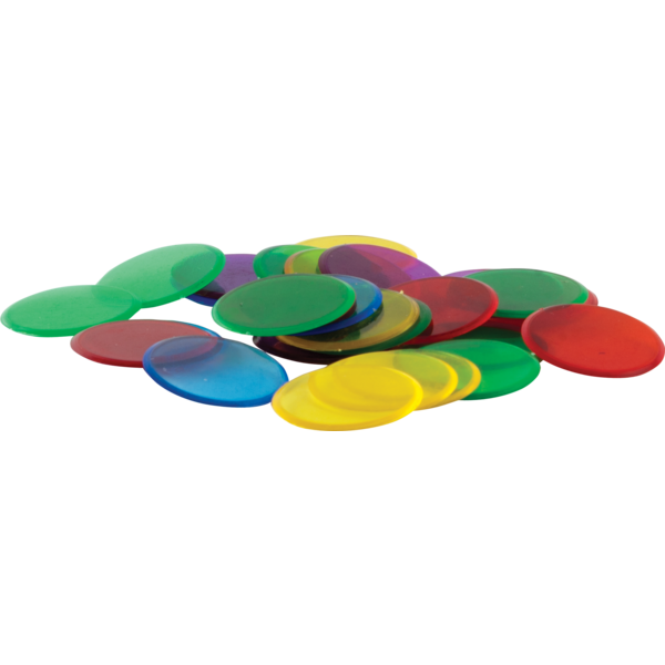 (250) Transparent Counters