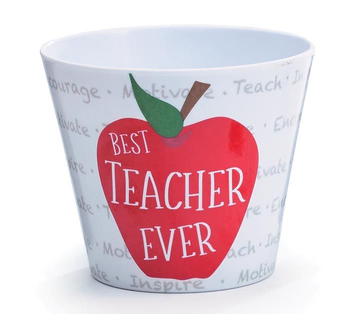 Best Teacher Ever Pot Cover Melamine