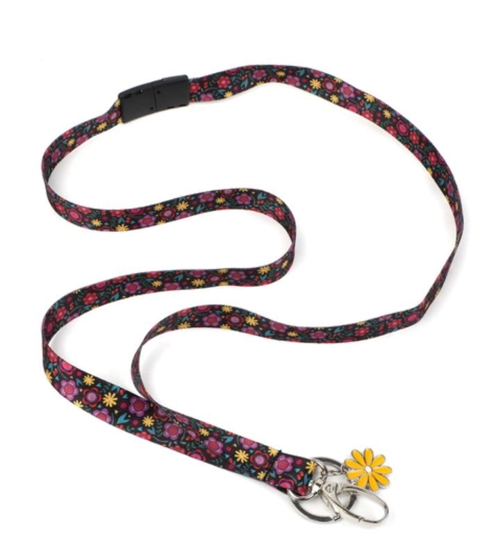 Botanical Garden w/Hook Key &amp; Charm Lanyard