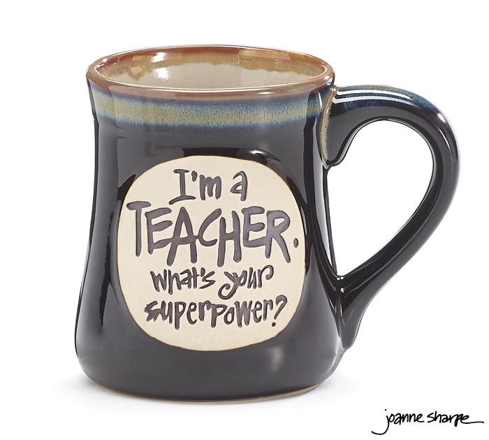 Teacher Super Power Porcelain Mug