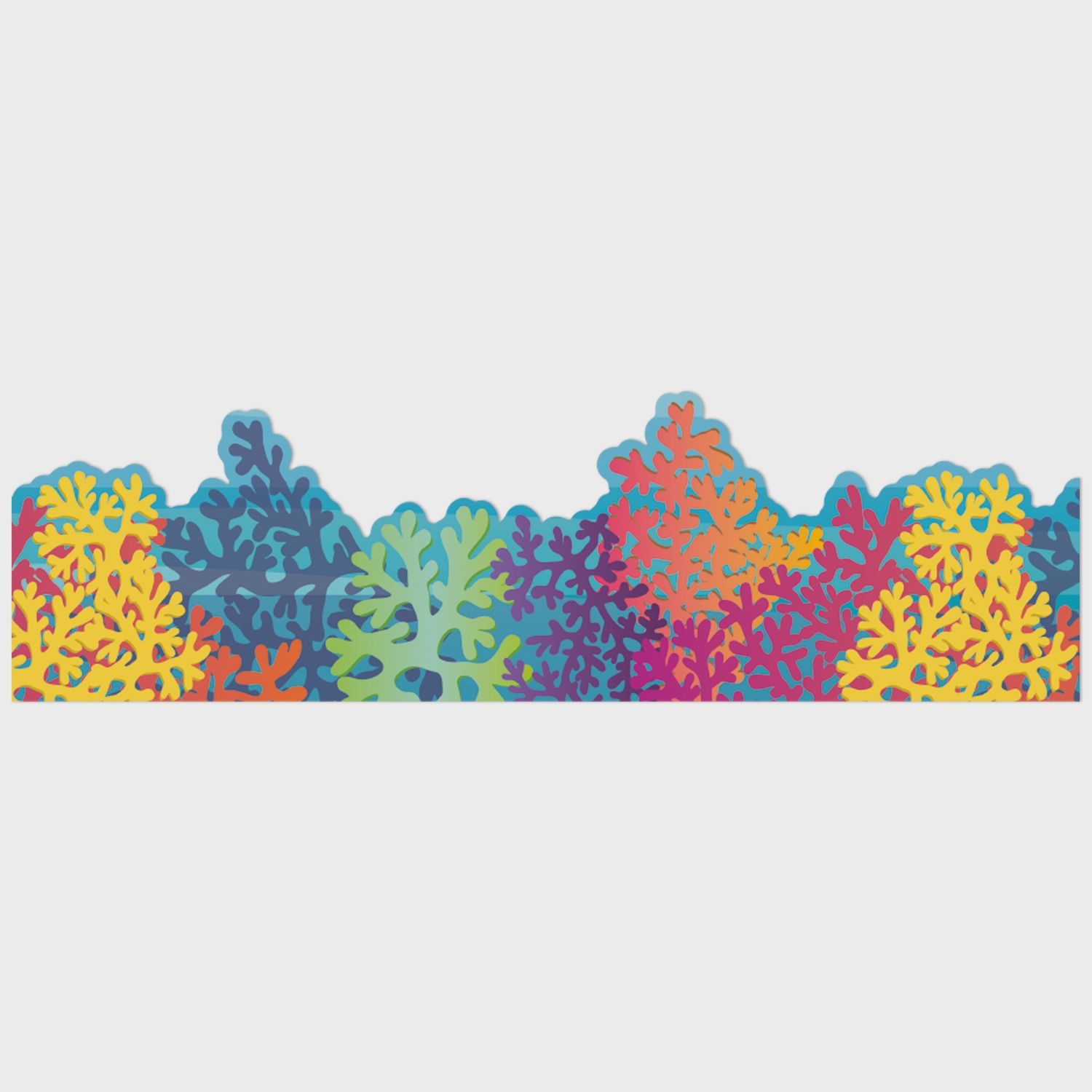 Seas the Day Colorful Coral Reef Xtra Deco Trim