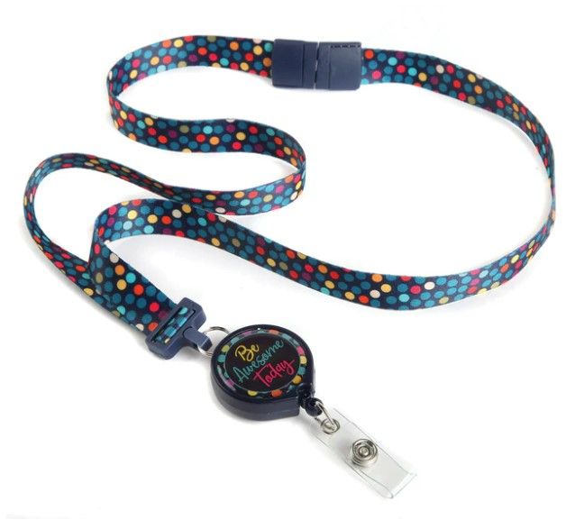 Be Awesome Today Ribbon Lanyard