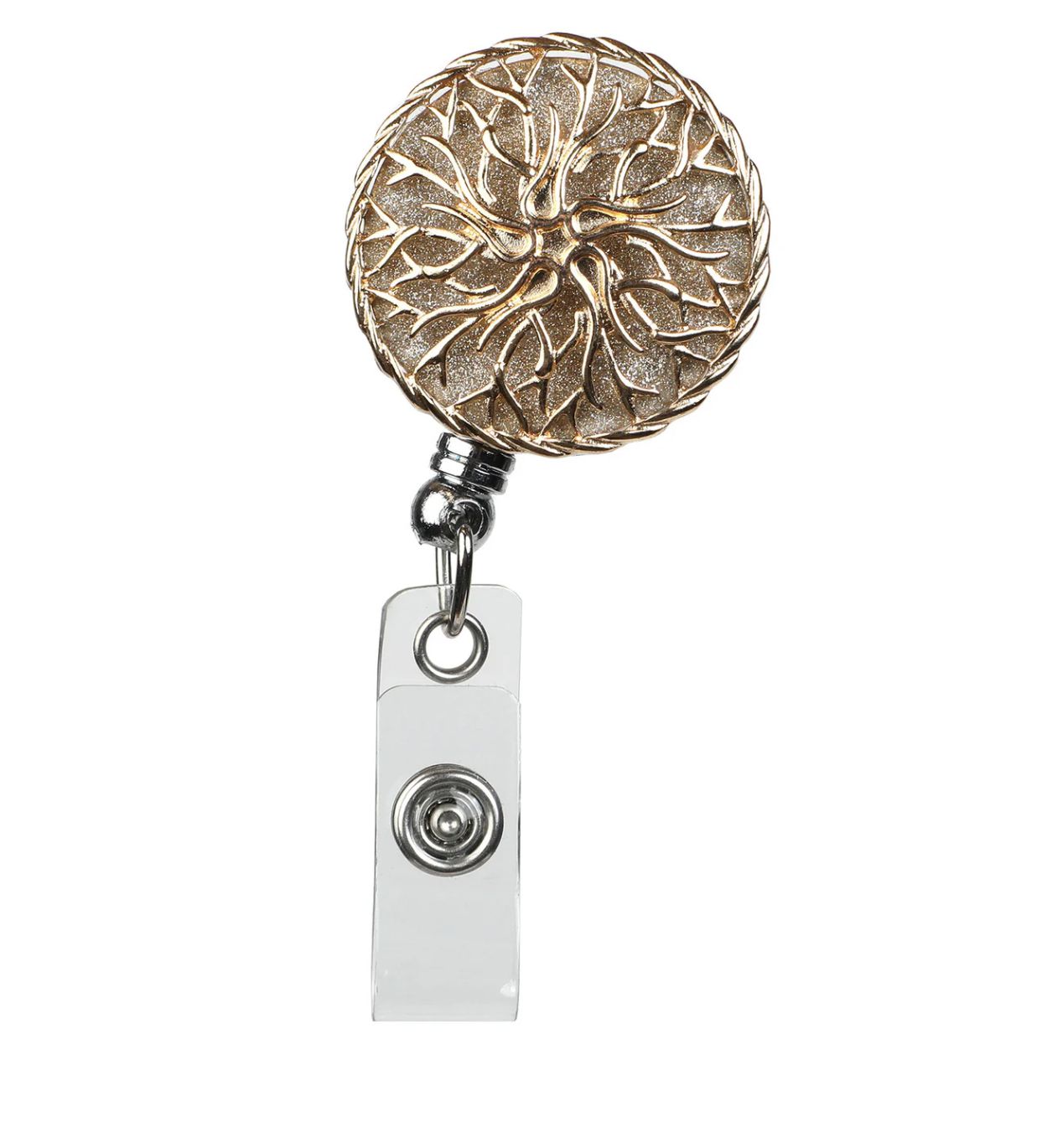 Shimmery Gold Badge Reel