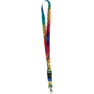 Positive Sayings Watercolor Lanyard