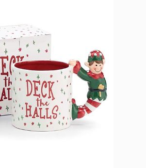 Elf Christmas Message Mug