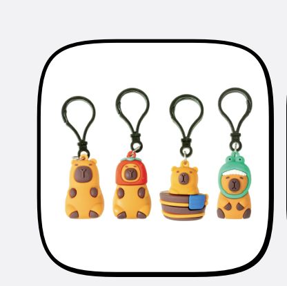 Capybara Keychain