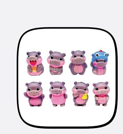 Mini Baby Hippo Squishy