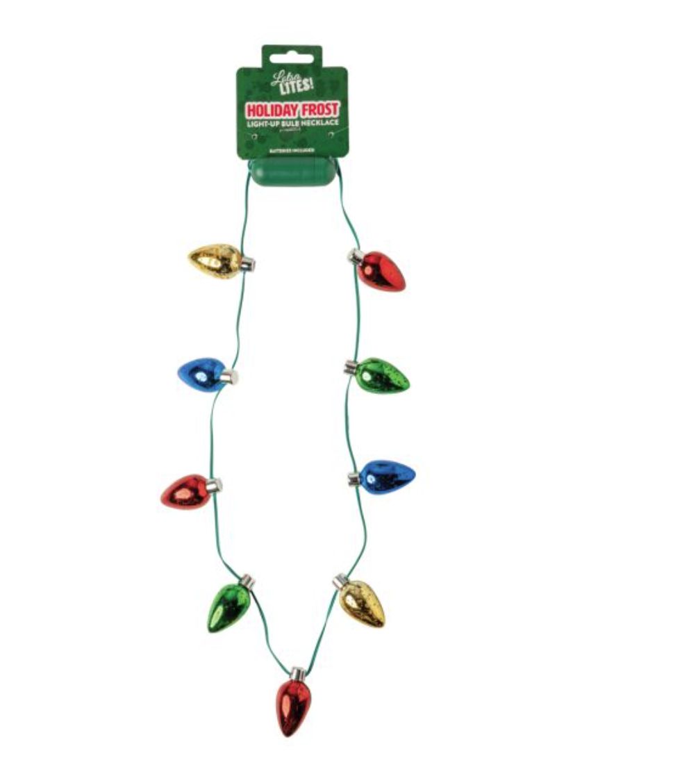 Holiday Frost Light Up Necklace