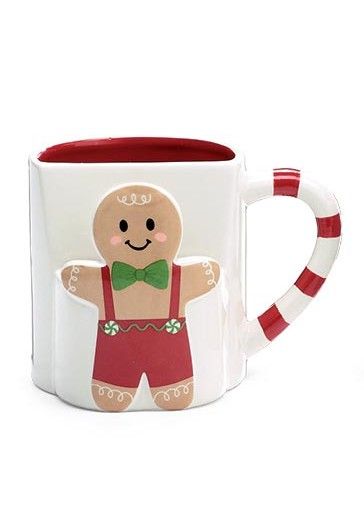GINGERBREAD BOY COOKIE POUCH MUG