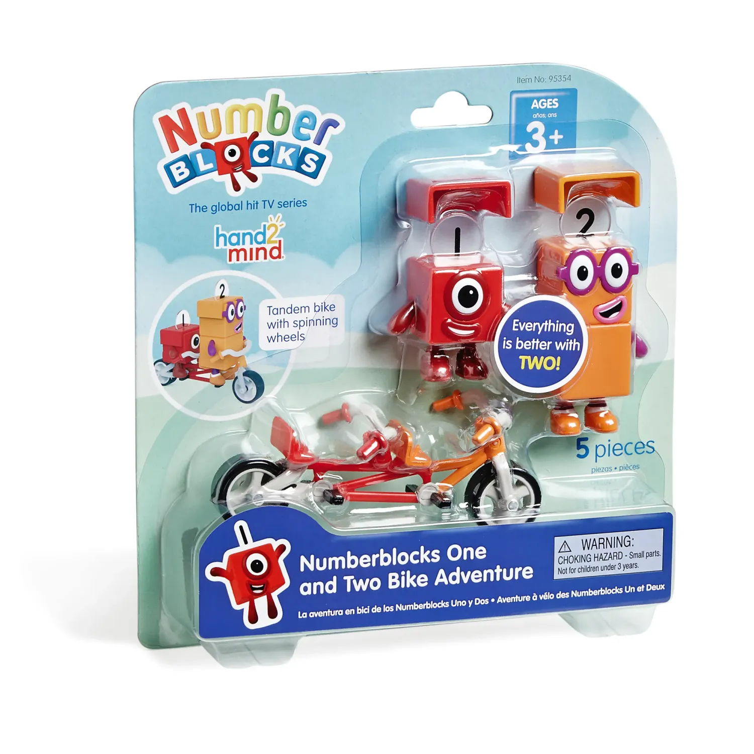 Numberblocks® One and Two Bike Adventure Figure Pack