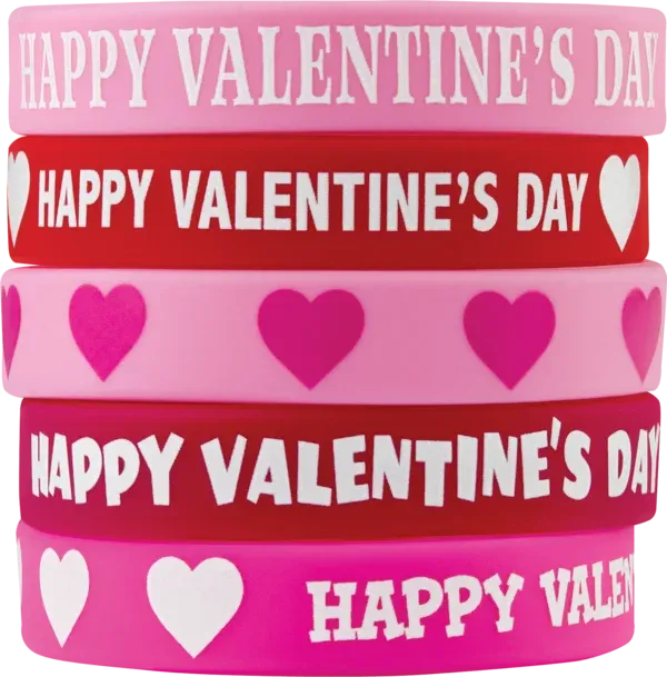 Happy Valentine's Day Wristbands