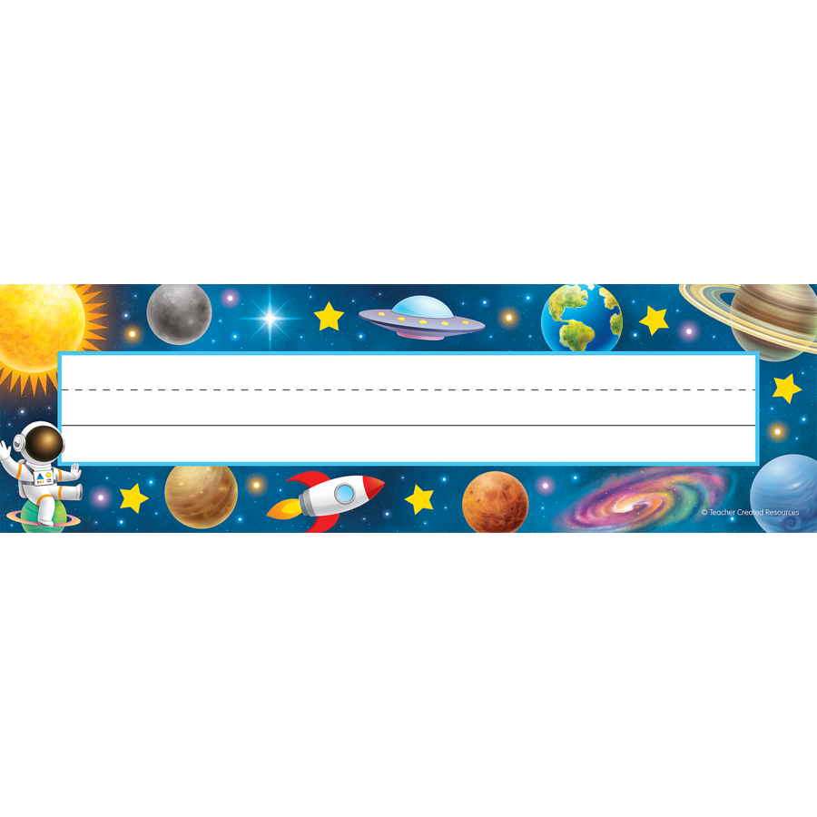 Outer Space Crew Flat Name Plates