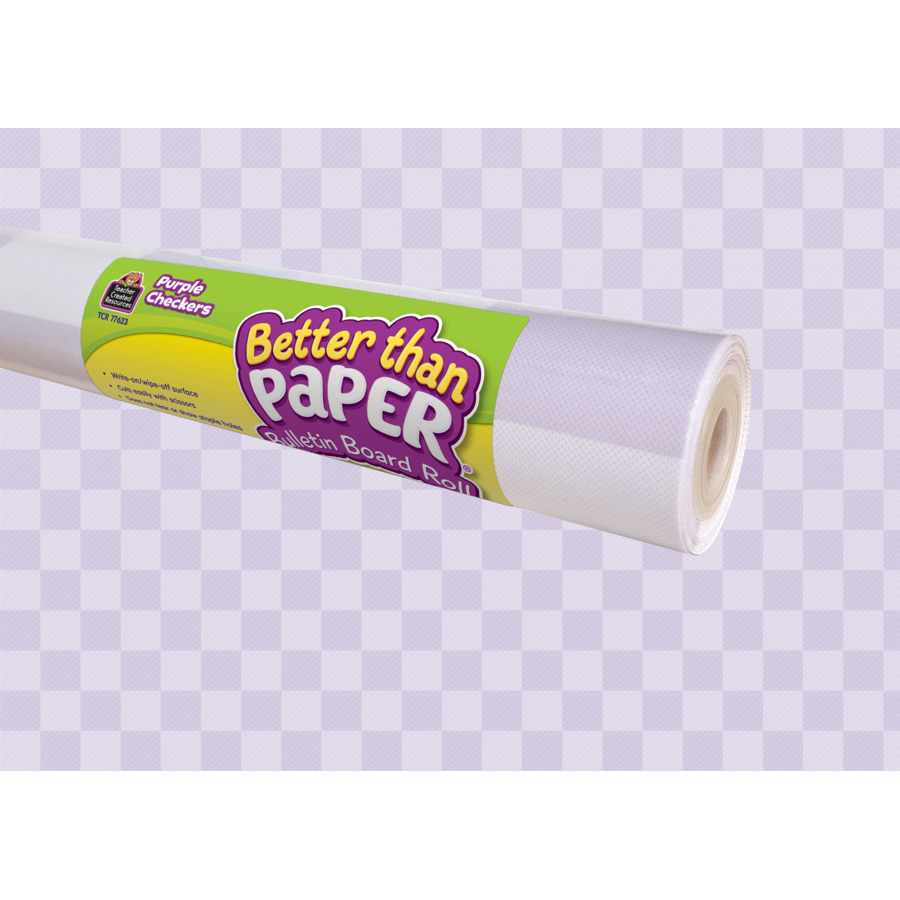 BTP Purple Checkers Better Than Paper Bulletin Board Roll